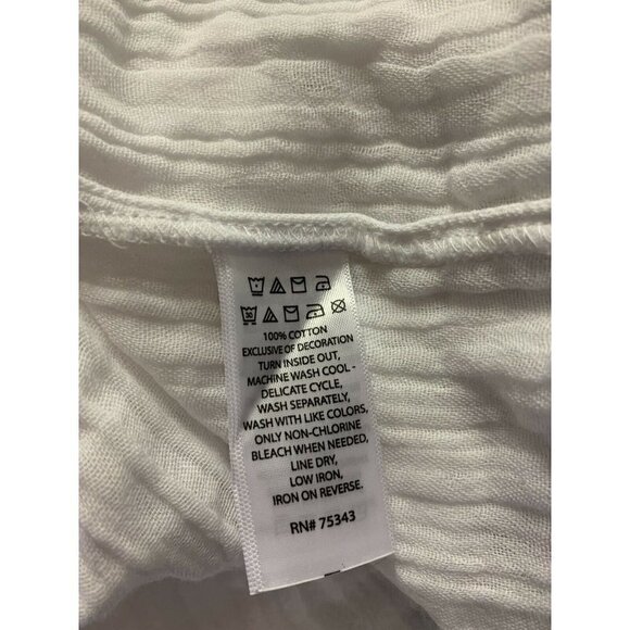 Rachel Zoe NWT Medium Peasant Top Embroidered Boho - Picture 11 of 11